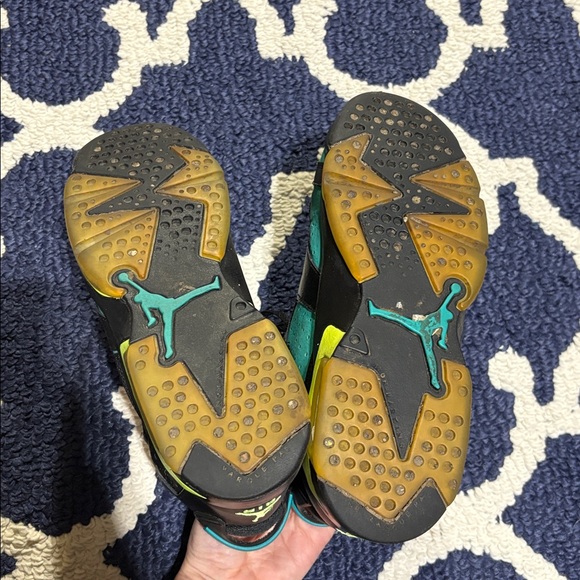 Nike Air Jordan 6 Retro Turbo Green/Volt Sneakers - Picture 7 of 9